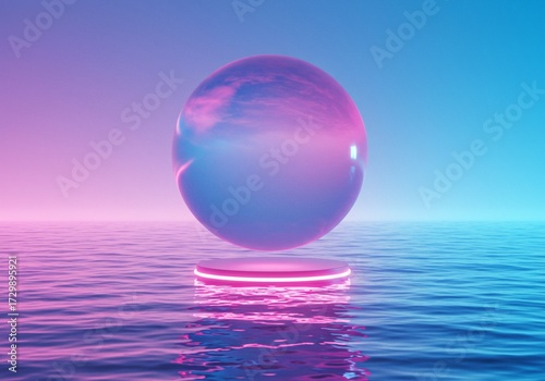 Neon Horizon Orb
