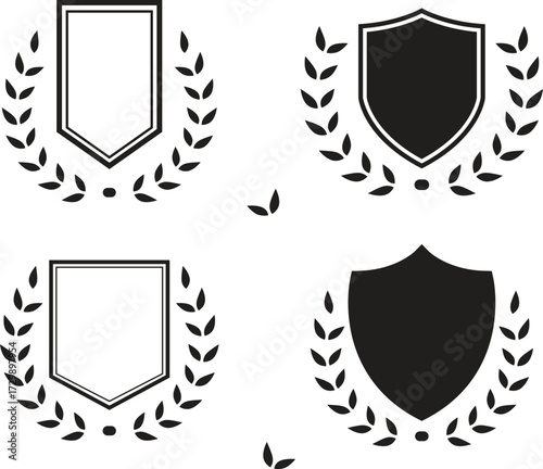 Heraldic Elements Set - Illustration