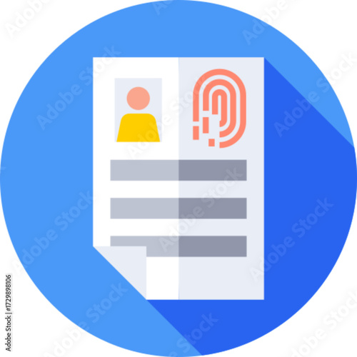 Fingerprint Security Icon