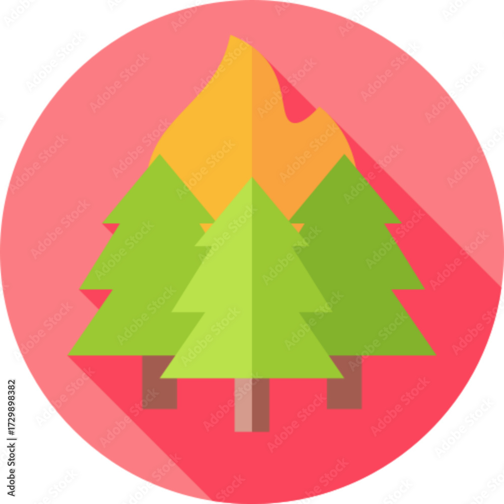 Fototapeta premium Forest Icon