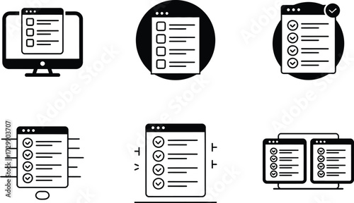 Collection of Checklist and Task Icons