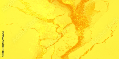 Aged luxury elegant abstract compact yellow marble with paint and cracks, Bold flamed golden yellow marble with rough elegant abstract surface perfect for luxurious creative designs.