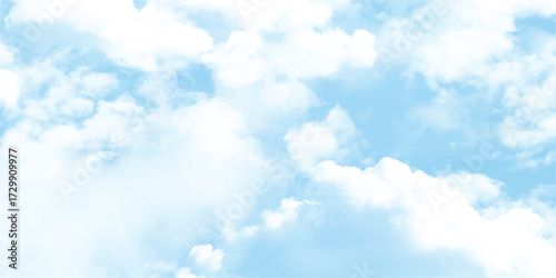 Abstract blurry light blue and white pattern background with soft pastel colors isolated on transparent background