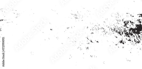 Grunge Black Dust Splatter Texture Background