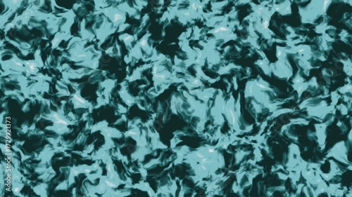 A sophisticated and serene abstract motion graphic loop featuring a slow, graceful flow of translucent liquid glass or aero-slime.