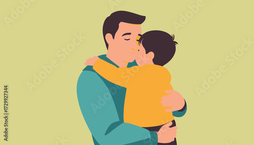 flat vector of family