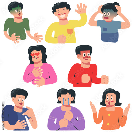 The range of human emotions