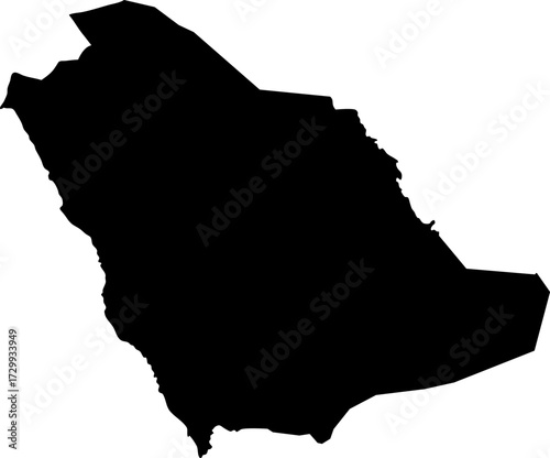 Map of saudi arabia