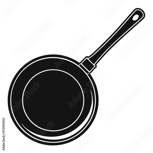 frying pan isolated on white
