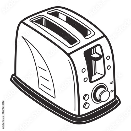 toaster and bread