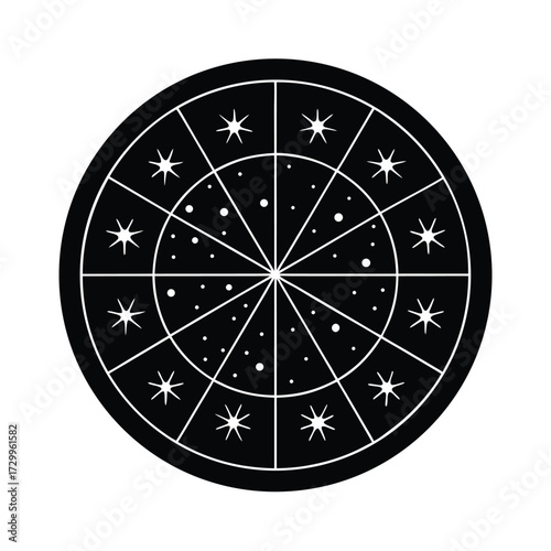 Astrology Chart Icon Background