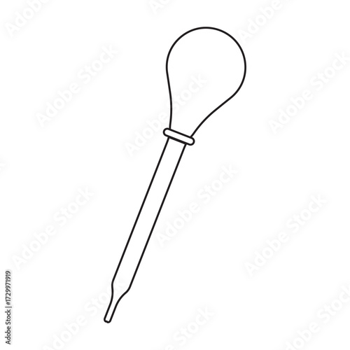 Chemical laboratory dropper pipette