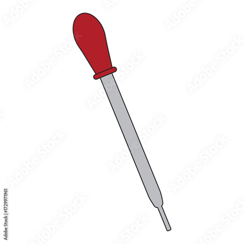 Chemical laboratory dropper pipette
