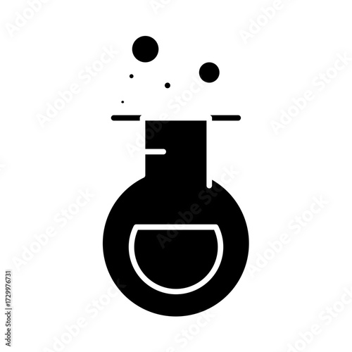 chemistry glyph icon