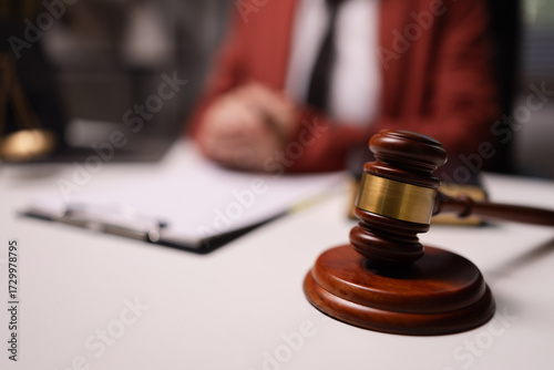 Law and Legal services concept. law contract, Lease agreement or sale.