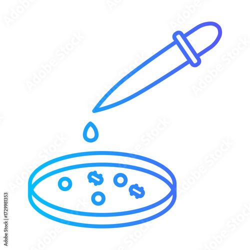 bacteria gradient icon