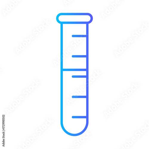 test tube gradient icon