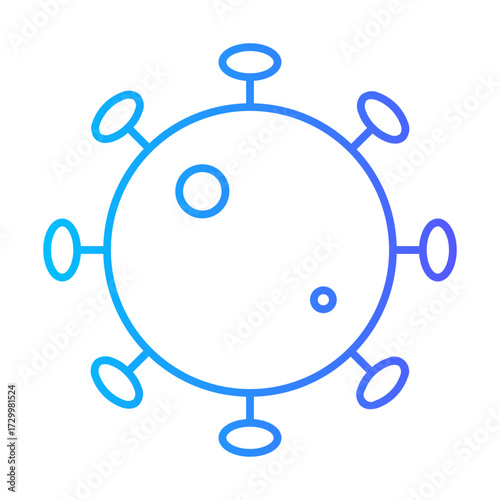 virus gradient icon
