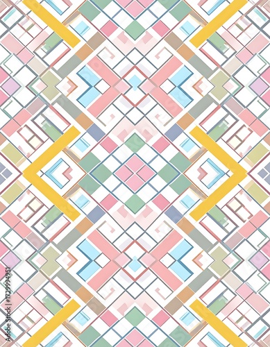 Abstract geometric pattern (3)
