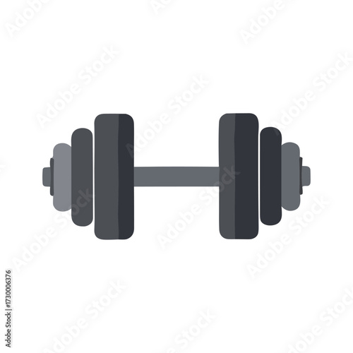 Gym weight icon logo flat vector design