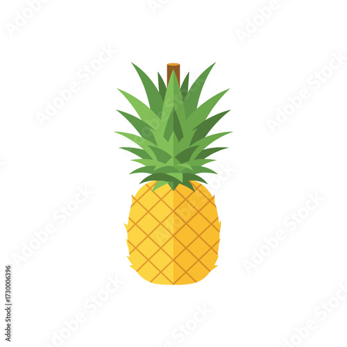 Pineapple icon logo flat vector design