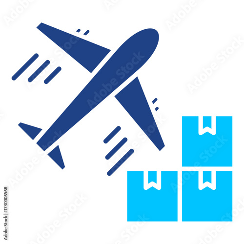 Freight Simple Vector Icon Collection