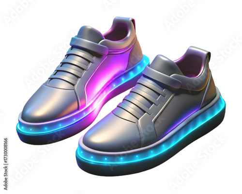 pair of shoes isolated on white