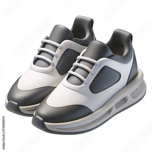 sport shoes isolated on white