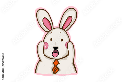 A cute little bunny are wonder mode 