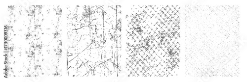 Grunge Urban Backgrounds set.Texture Vector.Dust Overlay Distress Grain ,Simply Place illustration over any Object to Create grungy Effect .abstract,splattered , dirty, texture for your design. vector