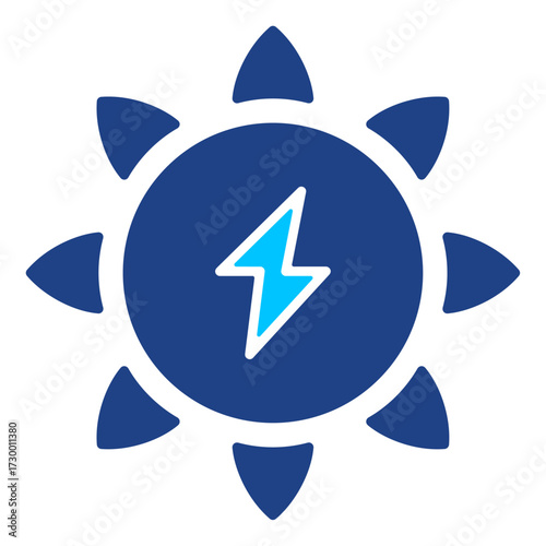 Solar Power Simple Vector Icon Collection