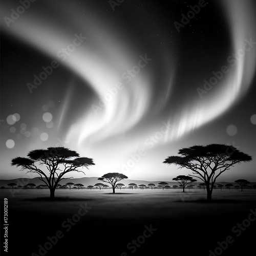 African Savanna Aurora Borealis.