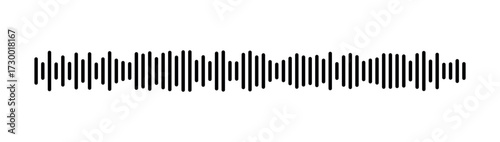 Podcast sound waves set. Waveform pattern for music player, podcast, voise message, music app. Audio wave icon. Equalizer template. Vector illustration isolated on white background
