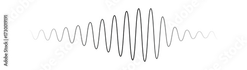 Podcast sound waves set. Waveform pattern for music player, podcast, voise message, music app. Audio wave icon. Equalizer template. Vector illustration isolated on white background