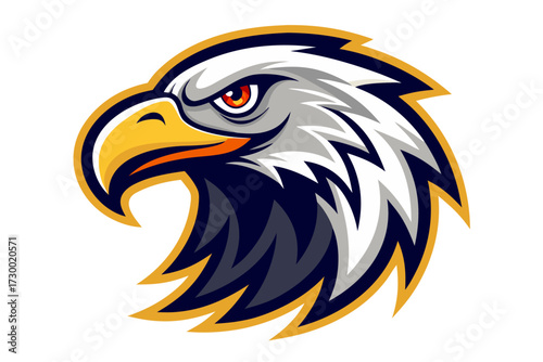 eagle logo: bald eagle head , Eagle Head Logo Design For Sports Team, Mascot, And Branding