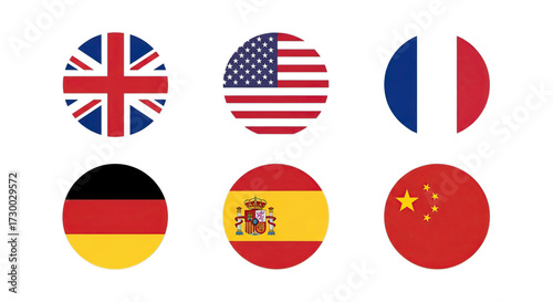 Flags of different countries isolated on transparent background, representing global diversity and unity Free Download Flags of different countries isolated on transparent background, representing global diversity and unity - GFXLoad