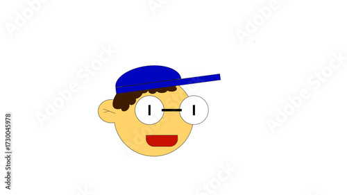 boy with baseball cap