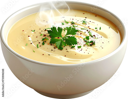 Soup 3D PNG Transparent Background (Isolated on White Background)