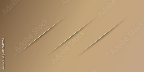 Golden luxury abstract background with geometric graphic elements of line cut effect for posters, flyers, banners, brochures and advertisements. VOL. 4