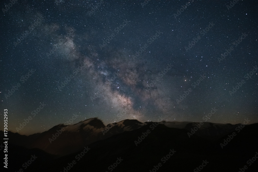 Fototapeta premium Milky Way in the mountains