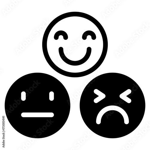 Emotions expressed through facial expressions and body language.