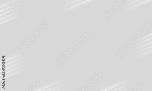 White hafltone abstract background. Modern lines pattern. Minimal geometric design. Futuristic technology concept. Horizontal banner template. Vector eps10