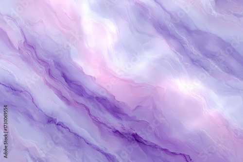 Abstract Watercolor Swirls - Lavender, Pink, and White Fluid Art Texture.