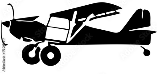 Illustration of an airplane jet fighter