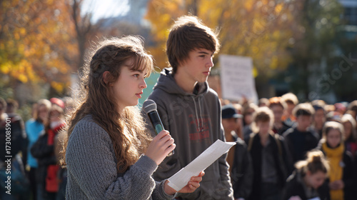 Youth Activists Rally for Climate Action Voices of Change