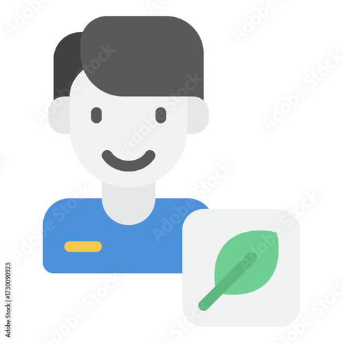 3D Illustration, character of a Nature Enthusiast