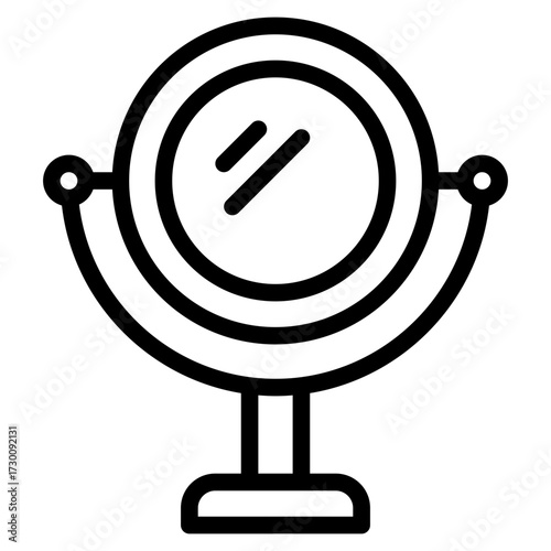 Minimalist Globe Icon for Global Reach