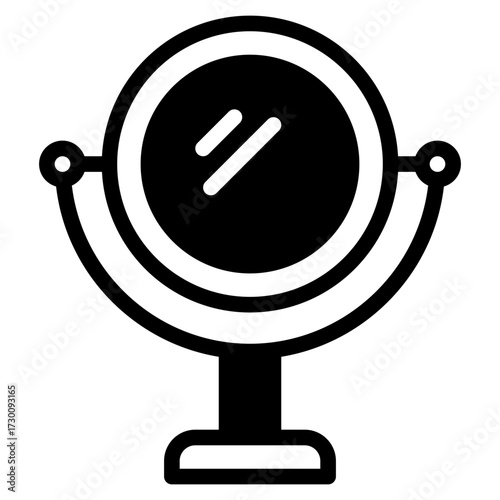 Minimalist Globe Icon for Global Reach