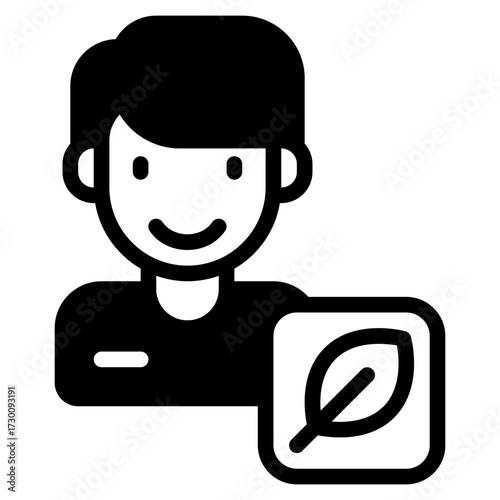 3D Illustration, character of a Nature Enthusiast