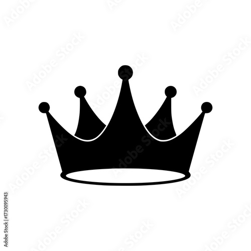 Vector art of a majestic crown, , stands as a symbol of royalty, authority, and power, representing leadership, sovereignty, and the grandeur of a kingdom